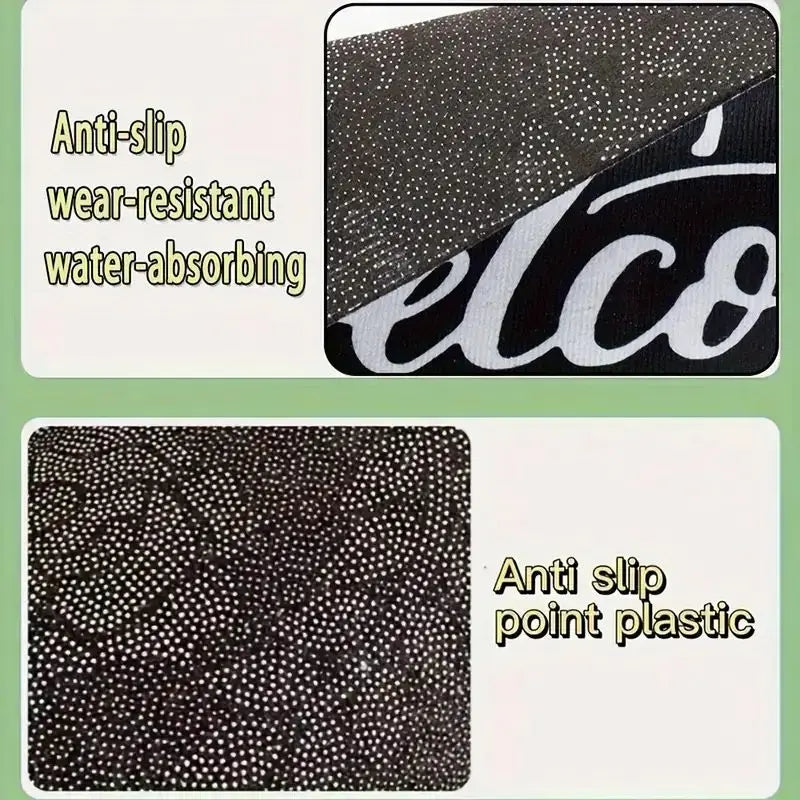 VIKAMA Tapis de Sol 3D Effet Vertige en Velours Cristal  Durable et Facile à Nettoyer Tapis Antidérapant pour la Décoration Intérieure  Paillasson d'Entrée