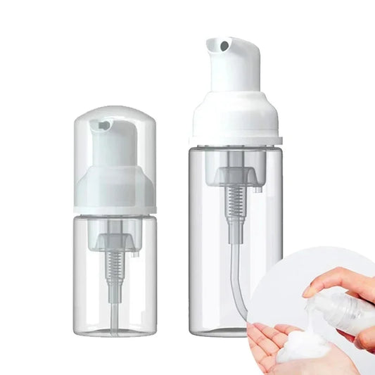 Mini Foam Dispenser Pump Bottles | 30ml 60ml Travel Refillable Soap Containers