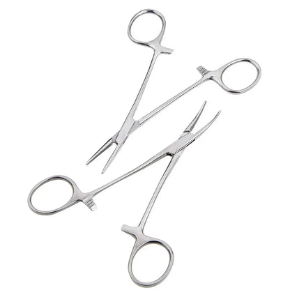 Stainless Steel Hemostatic Forceps | Multi-Purpose Surgical Clips and Mosquito Pliers