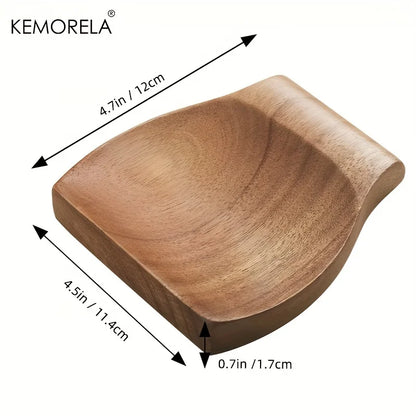 KEMORELA 1PCS Support en Bois Cuillère Ustensile Cuisine Support de Cuillère en Bois Spatule de Cuisson Clips Support Ustensile en Bois