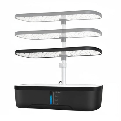 12 Pod Hydroponic Growing System Indoor Herb Garden LED Grow Light Timer