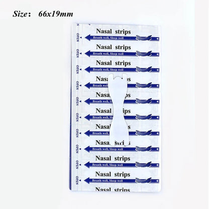 Transparent Nasal Strips 50 Pack | Anti-Snoring Nose Strips for Better Breathing