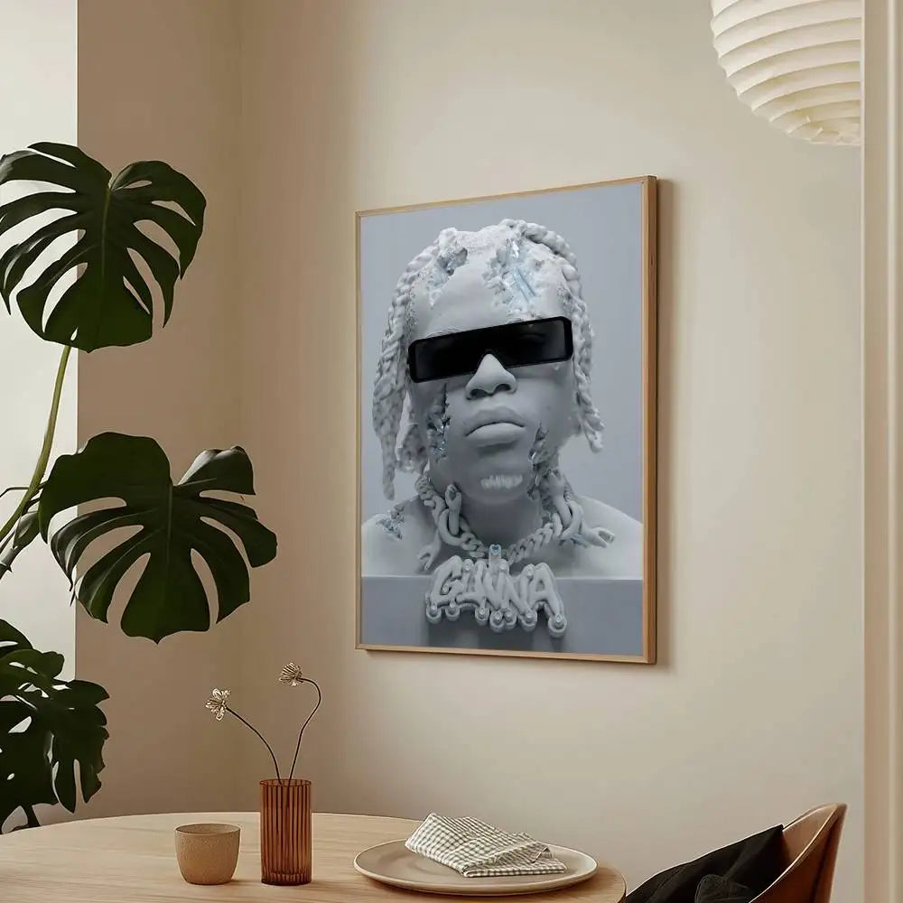 Chanteur Gunna Hot Album Cover Poster HD Art Mur Collant Imperméable Décoration Maison Salon Bar