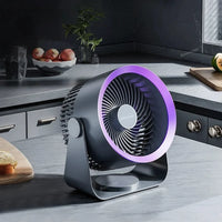 Portable Fan | Battery Operated Personal Fan with 4000mAh Rechargeable Battery | Lightweight Design for Indoor and Outdoor Cooling