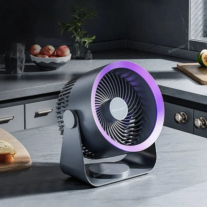 Portable Fan | Battery Operated Personal Fan with 4000mAh Rechargeable Battery | Lightweight Design for Indoor and Outdoor Cooling