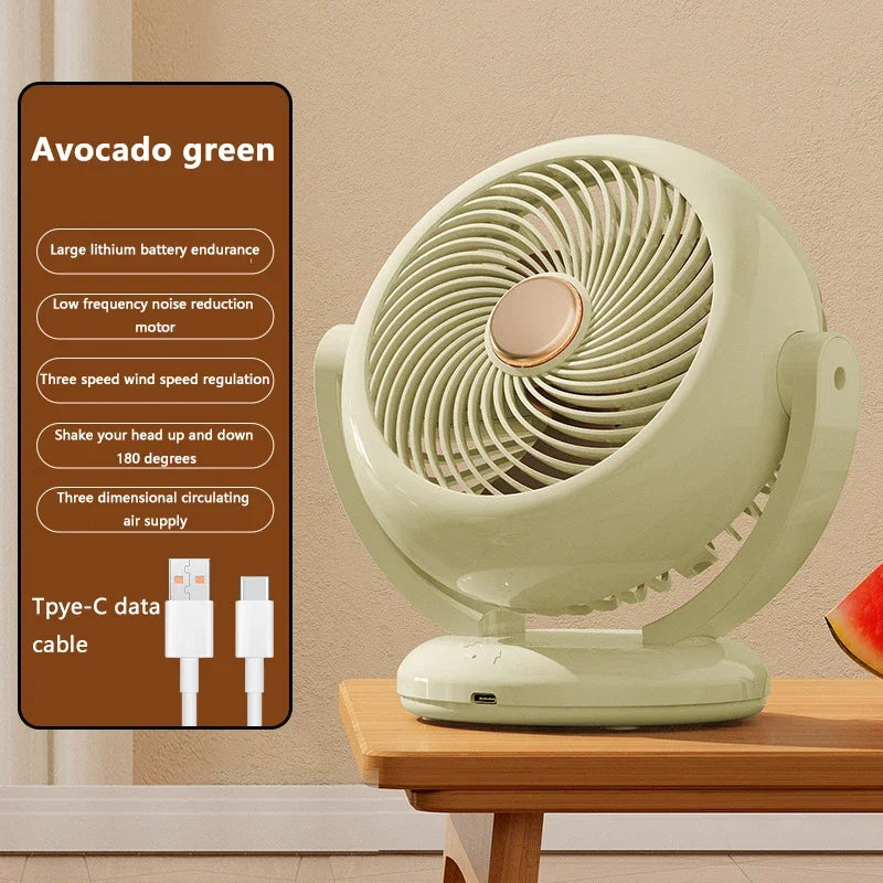 Compact Mini Fan | Small Desk Fan with Adjustable Angle | Portable Cooling Solution for Home and Travel