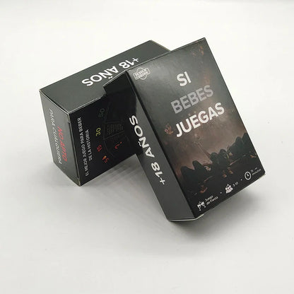 Si Bebes Juegas Drinking Cards Set in Spanish language Adult Party Game for Fun