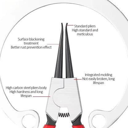 5-In Circlip Pliers | Dual-Purpose Retaining Ring Pliers for Internal and External Snap Rings