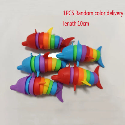 Stress Relief Fidget Slug Toy | Anxiety Sensory Toy for Adults and Kids