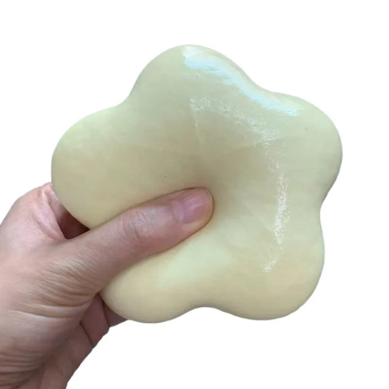 Jouet Fidget Étoile Squishy Jaune | Jouet à presser super doux et à montée lente anti-anxiété