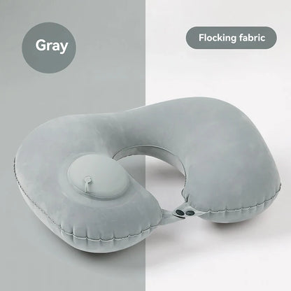 2025 New Inflatable Travel Neck Pillow | Portable U-Shaped Support Pillow