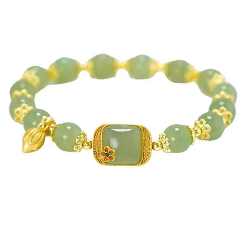 Crystal Butterfly Pendant Bracelet | Colorful Glass Bead Jewelry for Women
