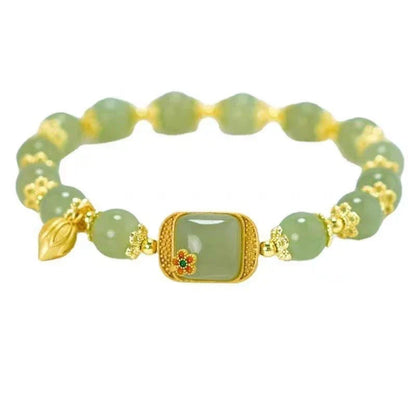 Crystal Butterfly Pendant Bracelet | Colorful Glass Bead Jewelry for Women