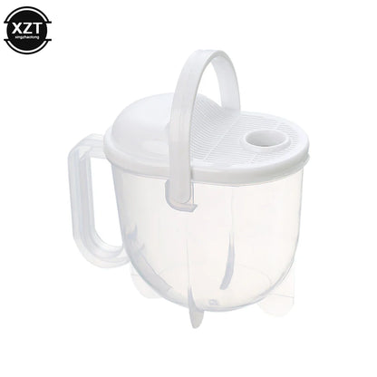 Portable Plastic Rice Cleaning Sieve | Hands-Free Kitchen Tool