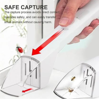 Clear and Humane Insect Catcher | Contactless Bug Trap for Kids and Adults