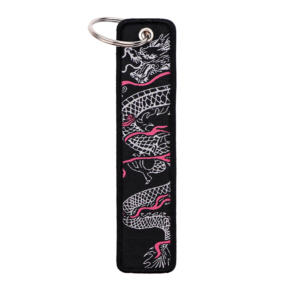 Spanish Quotes Embroidery Key Tag | Motorcycle Keychain for Men