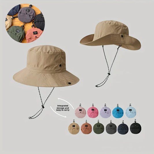 Portable Sun Protection Bucket Hat | UV-Resistant Quick-Dry Fishing Hat