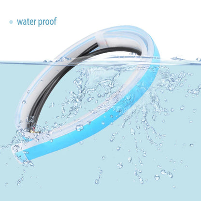 Car LED Daytime Running Light Strip | Flexible Waterproof DRL with Flowing Turn Signal