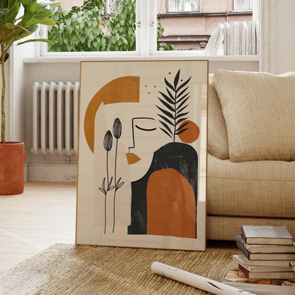 Modern Abstract Moderní Minimalismus Botanical Beauty Painting Poster Print Canvas Picture For Living Room Wall Art Home Decor