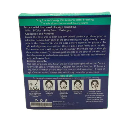 Extra Strength Clear Nasal Strips 30 Pack | Anti-Snoring Aid for Better Breathing