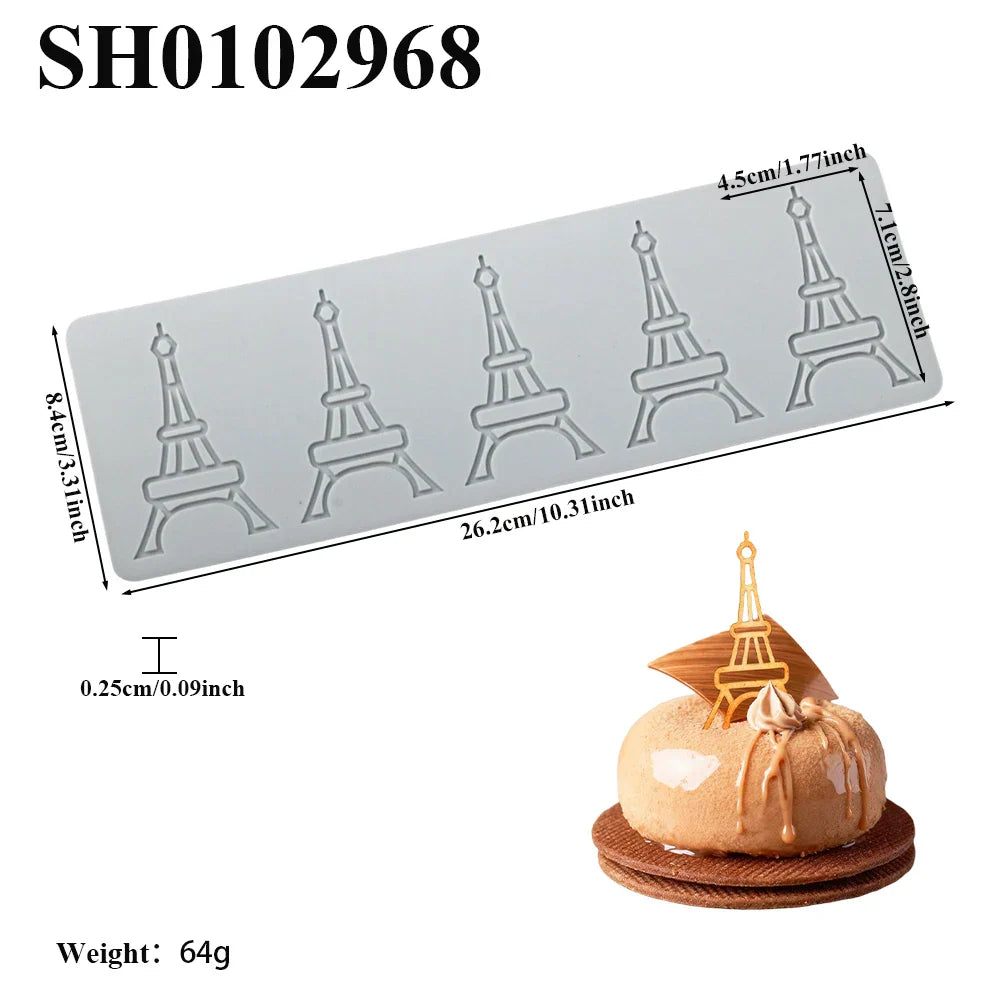 Mousse Cake Silicone Mold | Non Stick Reusable Dessert Mold