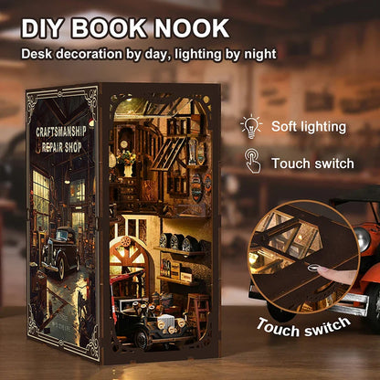 Kit de Bricolage « Maître Mécanicien » - Modèle Miniature Détaillé avec Éléments Mécaniques, Pièce de Collection Faite Main pour Exposition