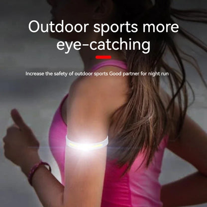 Ultralight COB Running Light Bracelet | Rechargeable Waterproof LED Safety Light