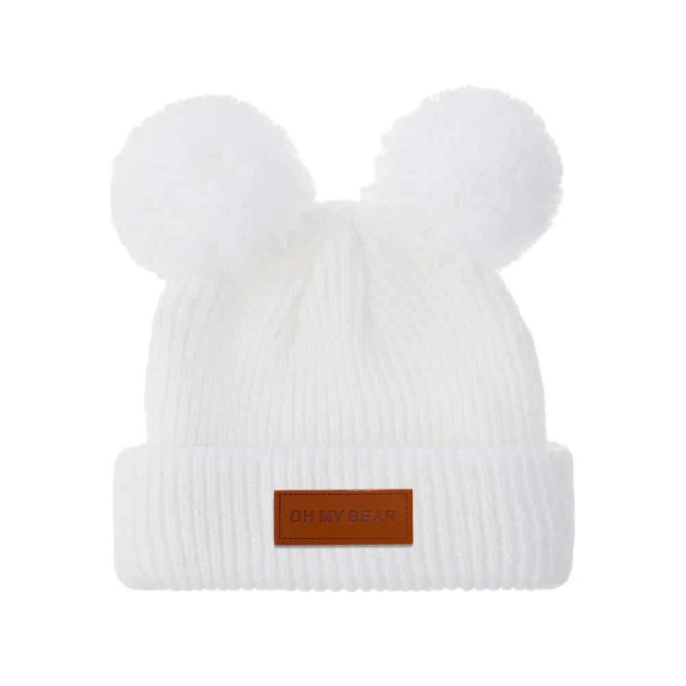 Solid Knit Baby Beanie | Unisex Infant Hat for Fall and Winter