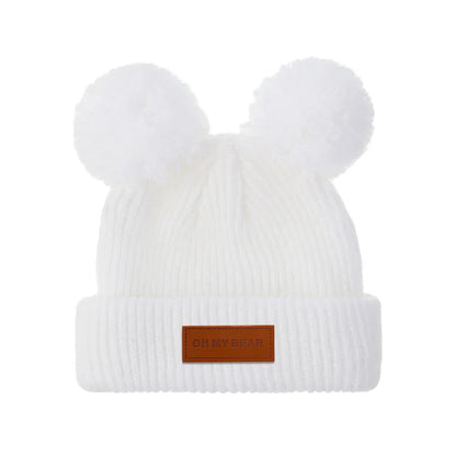Solid Knit Baby Beanie | Unisex Infant Hat for Fall and Winter