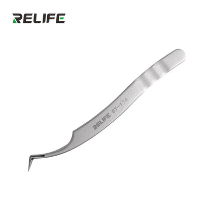 RELIFE ST-17A Ultra-Precision Tweezers | IC Chip Tinning & BGA Stencil Repair Tool