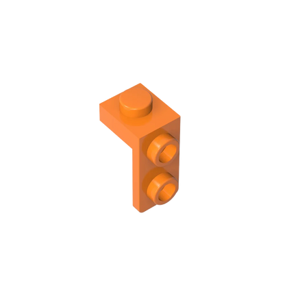 Gobricks Bracket 1 x 1 - 1 x 2 | Compatible Building Block