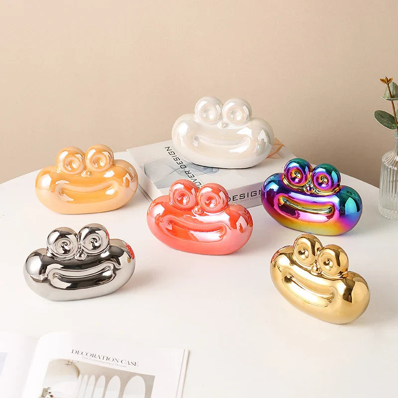 Unique Sausage-Shaped Decorative Ceramic Home Decoration Ornaments Creative Kitchen Living Room Decor Accessories