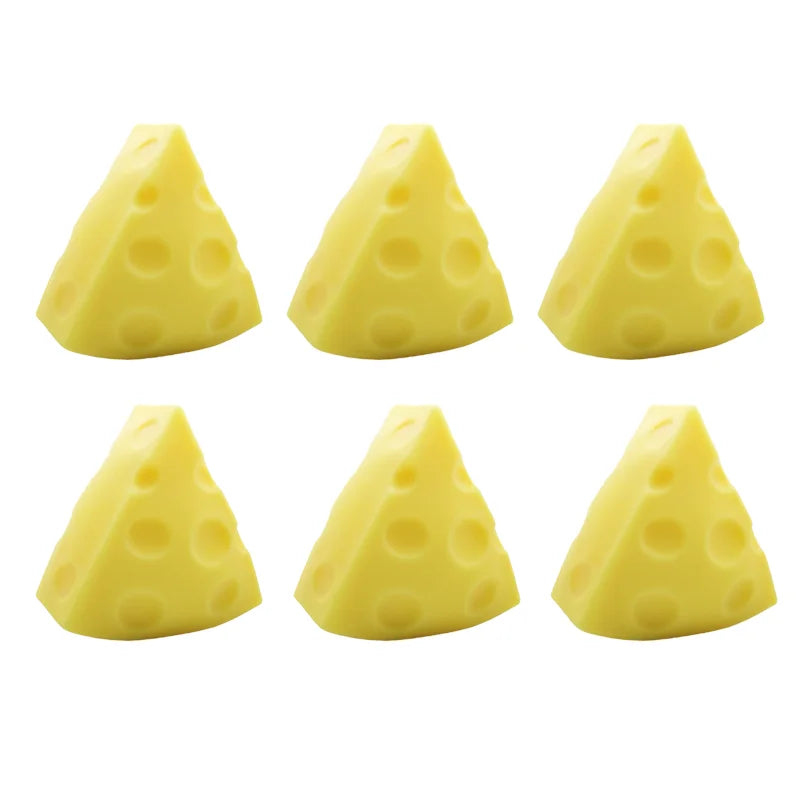 Jouet anti-stress moelleux en forme de fromage | Jouet anti-stress à rebond lent pour adultes