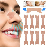 Anti-Snoring Nasal Strips 100 Pack | Breathable Adhesive Nose Strips for Snoring Relief