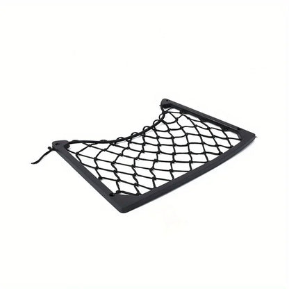 1 étagère de rangement grand format en filet élastique – Filet organisateur de magazines de voiture pour véhicules, camping-cars et bateaux