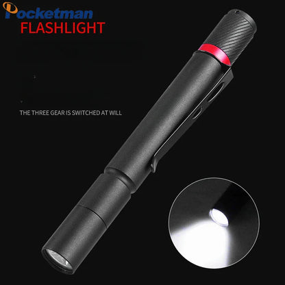Mini LED Pen Flashlight | Ultra Bright Keychain Torch for Outdoor Adventures