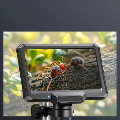7 Inch Digital Microscope 1200X 16MP Coin PCB Soldering Repair Camera