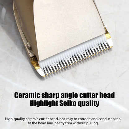 Electric Hair Trimmer for Men – Rechargeable Hair Clipper Professional Shaver