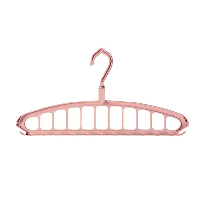 1PC Multi-Hole Space-Saving Clothes Hanger! Foldable for Home/Bedroom/Travel – Fits Pants/Shirts/Skirts