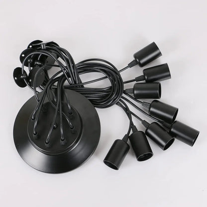 Spider Chandelier 8 Head E27 Pendant Light Vintage Industrial Ceiling Lamp