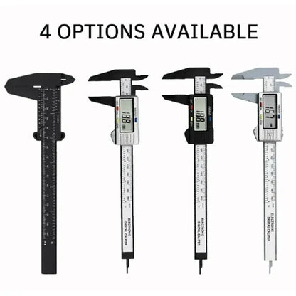 Digital Plastic Vernier Caliper | 0-150mm LCD Display Measuring Tool
