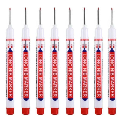 20mm Deep Hole Long Nib Markers Set | Multi-Purpose Perforating Pen for Metal, Wood, and Glass