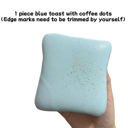 Toast Squeeze Stress Relief Toy | Soft Simulated Bread Fidget Toy