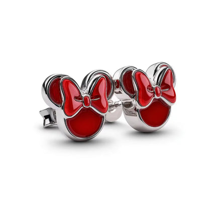 925 Silver Cartoon Duck and Teddy Bear Earrings | Cute Animal Stud Earrings for Women