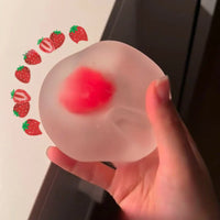 Strawberry Mochi Squeeze Toy | Stress Relief Slow Rebound Fidget Toy
