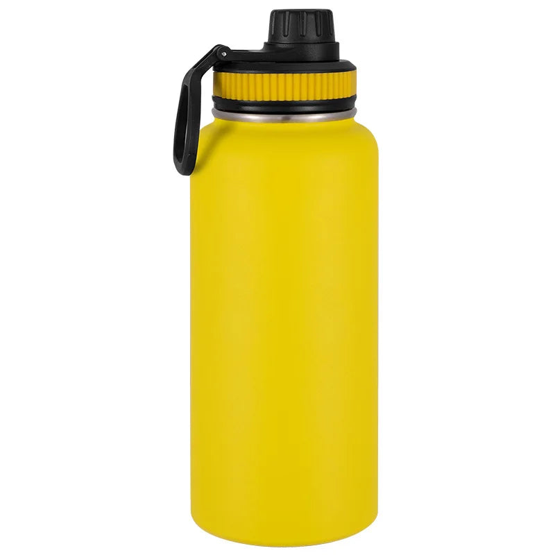 Large Sports Double Wall Stainless Steel Water Bottle | Insulated Thermos Vacuum Flask