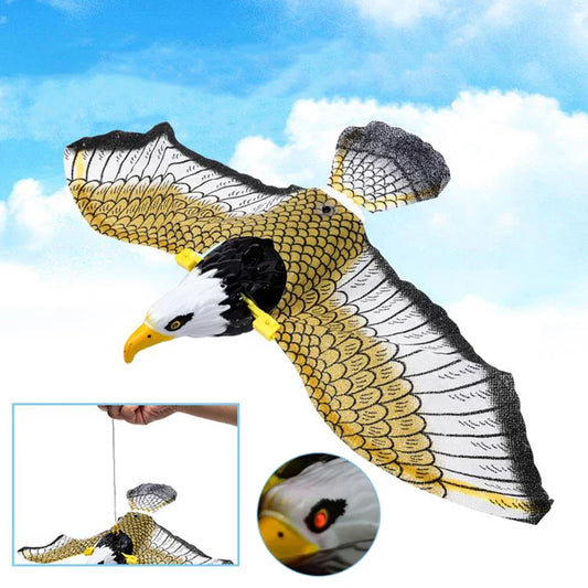 Luminous Hanging Eagle Bird Repellent with Music | Eco-Friendly Flying Bird Scarer for Garden Safety