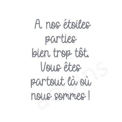 French Lantern Memorial Vinyl Decal Sticker | Wedding and Remembrance Wall Decor