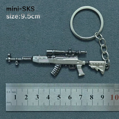 Mini Keychain Pendant 98k Alloy Gun Model | PUBG Battlefield Gift for Men