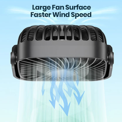 Portable Hand Fan | Mini Handheld USB Fan with Efficient Airflow | Perfect for Travel and Desk Use